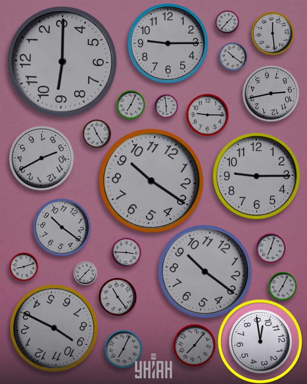 Keistas laikrodis, kuris skubėjo, buvo vadinamas keistu / koliažas Moje