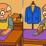 Koks skirtumas tarp dviejų senelių, kurie pjauna audinius: atsakys tik patys kruopščiausi Koks skirtumas tarp dviejų senelių, kurie pjauna audinius: atsakys tik