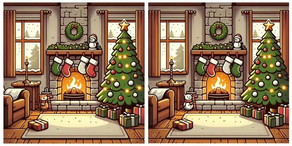 Per 9 sekundes reikia surasti 5 skirtumus: įdomus galvosūkis atidžiausiems žmonėms